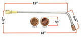 J-63 size 3 and 4 heating-tip dimension drawing