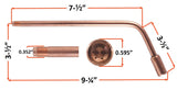 J-63 tip-only dimensions and inlet detail