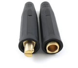 LC-40 male and female cable connector contact ends