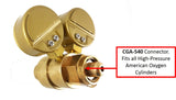 LDB oxygen regulator rear CGA-540 inlet