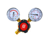 LDP acetylene regulator angled view