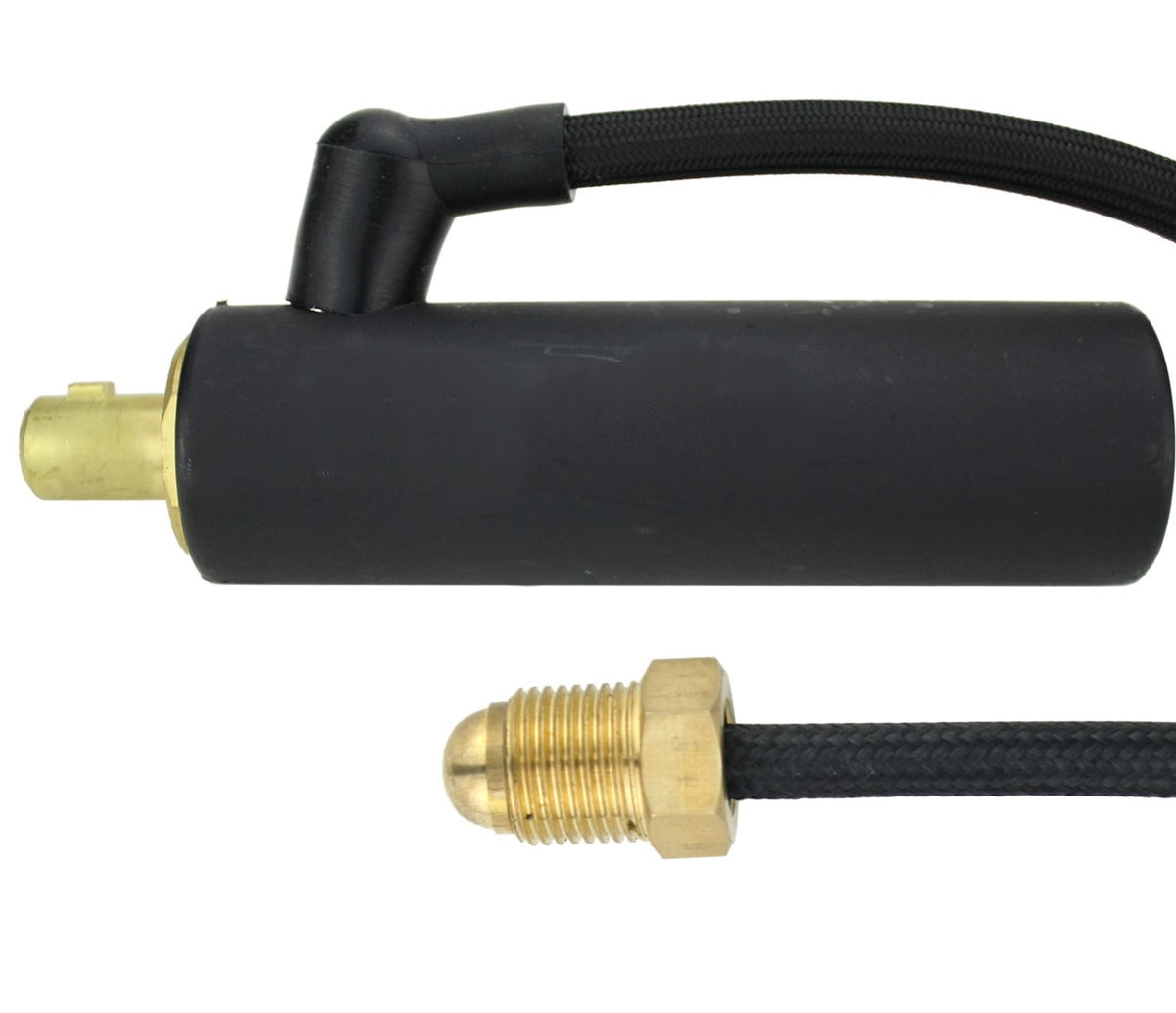 LDT-26R TIG power adapter with external gas hose, side view