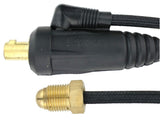 LDT-917F Dinse 35-70 TIG adapter and separate argon hose fitting