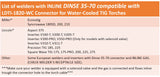 LDTI-1820-WC inline gas connector welder compatibility chart