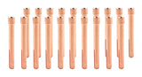 Long 10N-series TIG collets arranged in two rows