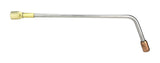 Long J-63 heating tip with silver-colored tube and brass mixer