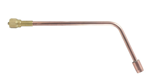 MFA oxy-acetylene heating rosebud with brass mixer and bent copper tube