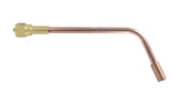 MFA rosebud heating nozzle, side view of tube and multi-flame head