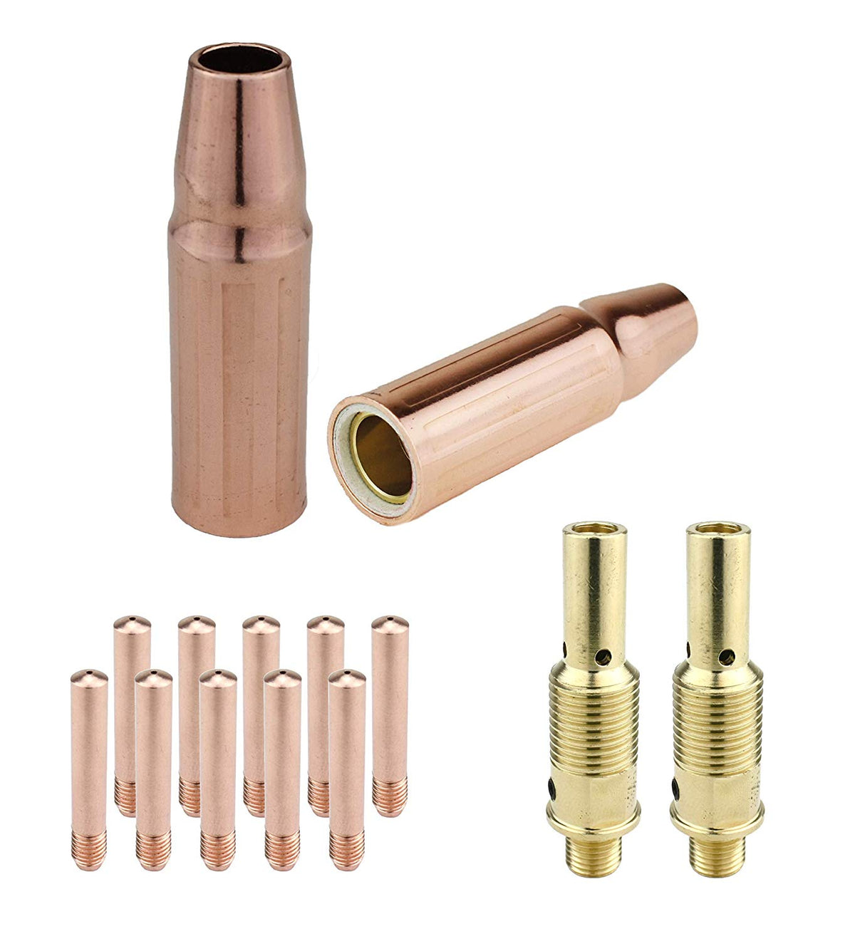 MIG kit with 23 nozzles, 14 contact tips and 52FN diffusers