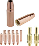 MIG kit with 23 nozzles, 14H heavy-duty tips and 52FN diffusers