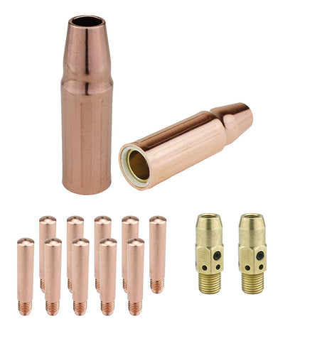 MIG kit with 23 nozzles, 14H heavy-duty tips and 54A diffusers