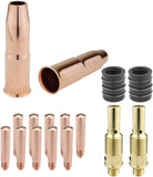 MIG kit with 24A nozzles, 14H tips, 52FN diffusers and 34A insulators