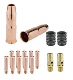 MIG kit with 24A nozzles, 14H tips, 54A diffusers and 34A insulators