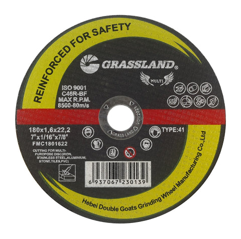 Multi-Purpose Cut-Off Wheel, 7 x 1/16 x 7/8, T41: label side