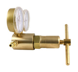 High-pressure nitrogen regulator side view