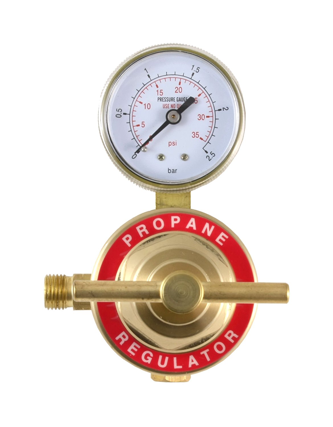 Fuel-gas pipeline regulator with single delivery-pressure gauge