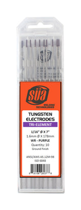 Purple-tip tri-element tungsten labeled case