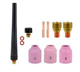 Regular gas-lens kit for WP-9/20 with cups 4, 5 and 6 and back caps