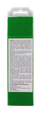 Reverse warning label of pure tungsten packaging