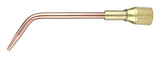 Single 23A90 copper welding tip with brass mixer