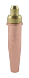 Single two-piece oxy-fuel cutting tip