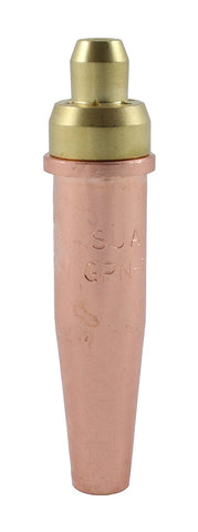 Single two-piece oxy-fuel cutting tip