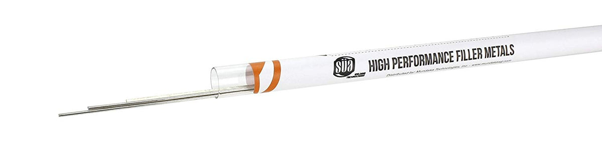Small pack of flat phos-copper rods in SÜA sleeve
