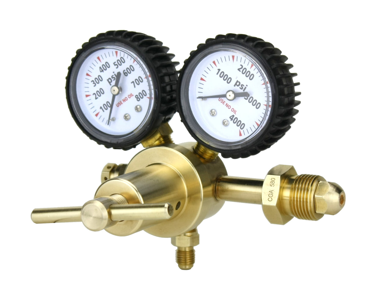 SÜA SMP400 nitrogen regulator with protected dual gauges