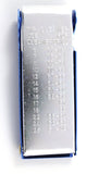80 mm tip cleaner case rear with size markings