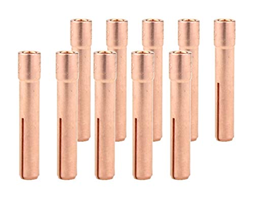 Five standard 13N20–13N24 TIG collets