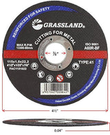 Steel Cut-Off Wheel, 4-1/2 x 0.04 x 7/8, T41: dimension and profile diagram