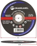 Steel Cut-Off Wheel, 4-1/2 x 1/16 x 7/8, T41: dimension and profile diagram