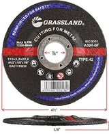 Steel Cut-Off Wheel, 4-1/2 x 1/8 x 7/8, T42: dimension and profile diagram