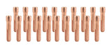 Short 10N-S stubby TIG collets arranged in two rows