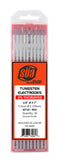SÜA 2% thoriated tungsten electrodes in protective case