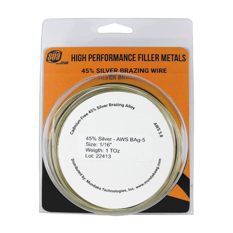 SÜA 45% silver BAg-5 wire one-troy-ounce package