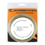 SÜA 56% silver brazing wire labeled 3 troy ounces, 1/16 inch