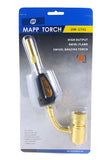 Swivel brazing torch in retail packaging