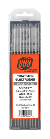 SÜA ceriated tungsten retail package