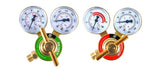 SÜA LDB oxygen and acetylene regulator pair