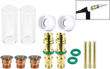 SÜA long quartz cup TIG conversion kit for 17, 18 and 26 series torches