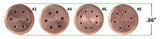 MFA-1 rosebud port patterns for sizes 2, 4, 6 and 8