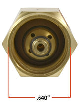 MFA-1 mixer connection diameter close-up