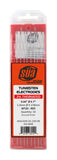 SÜA red-tip thoriated tungsten electrodes in labeled retail pack