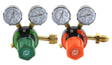 SÜA V350 oxygen and propane regulator pair
