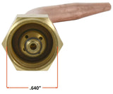 W-1 mixer connection diameter close-up