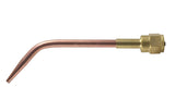 W-1 welding tip with brass connection alternate view