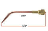 Size 4 W-1 welding tip length diagram