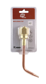 W-series welding tip with brass connection in blister pack