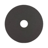 Back face of flat GRASSLAND stainless steel cutting wheel
